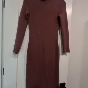 Abercrombie & Fitch Dusty Rose Long Sleeve Dress